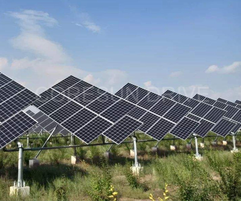 Inclined Single Axis Solar Tracker System